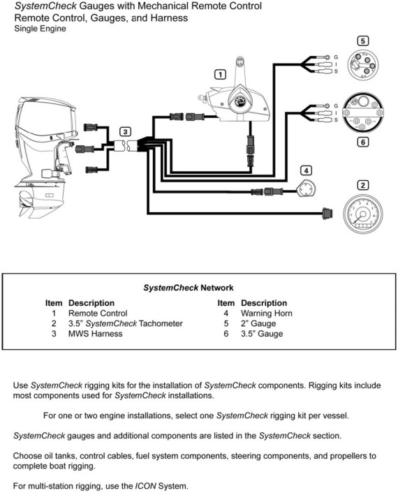 omc system check tach wiring diagram