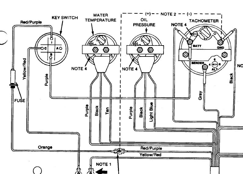 omc system check tach wiring diagram