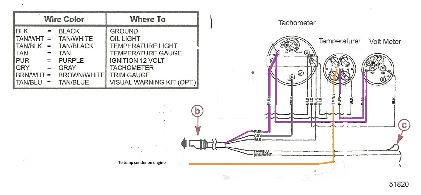 omc system check tach wiring diagram