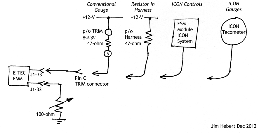 omc system check tach wiring diagram