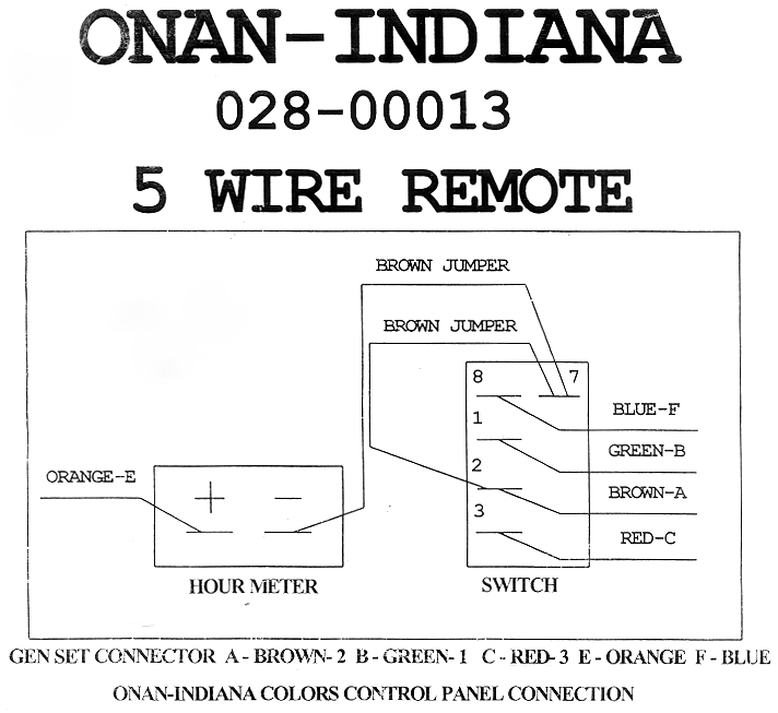 Onan 8.0 Generator Wiring Diagram