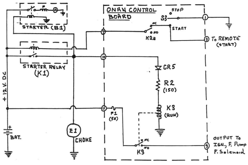 Onan Commercial 4500 Wiring Diagram