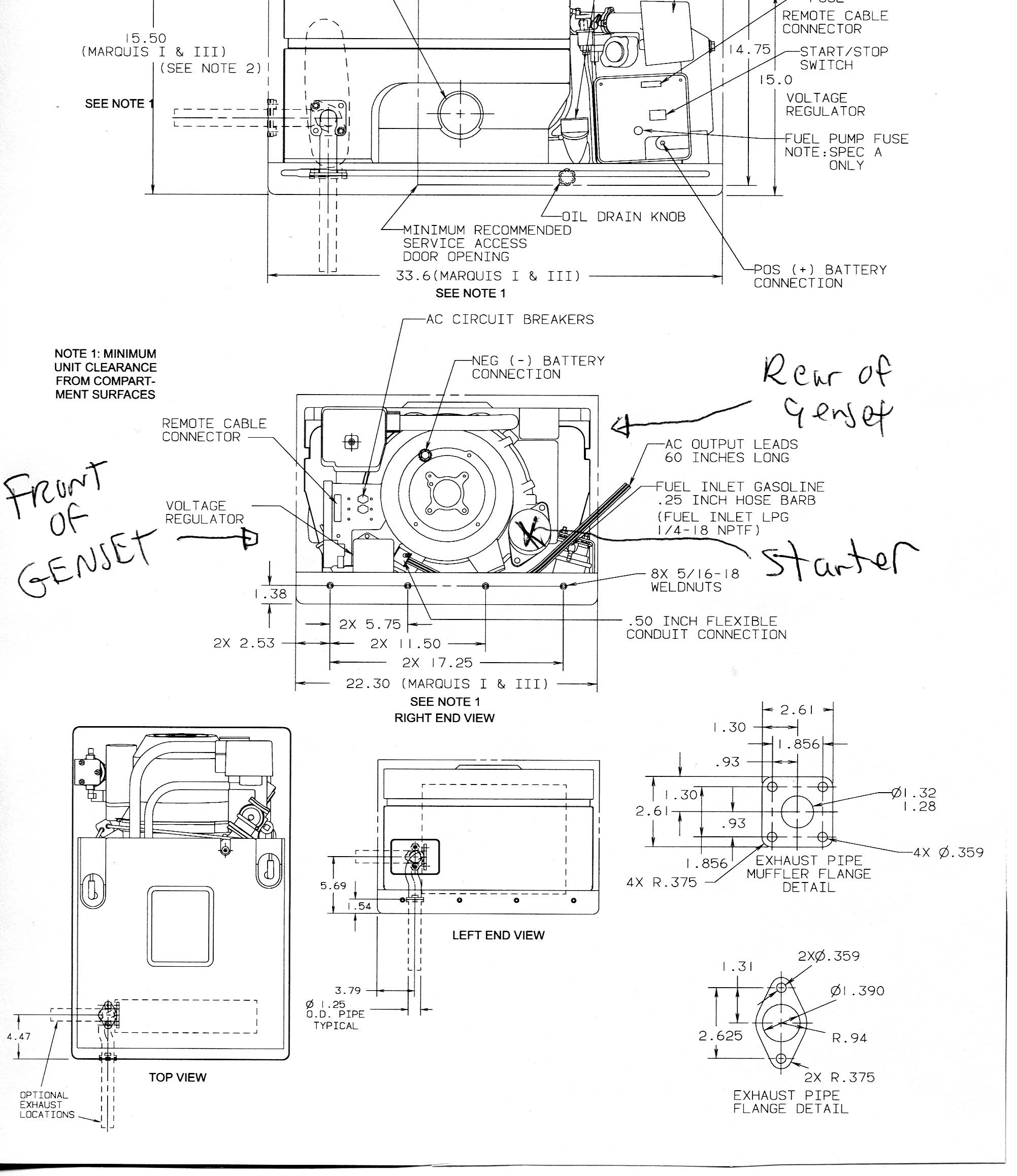 onan emerald 500 generator wiring diagram