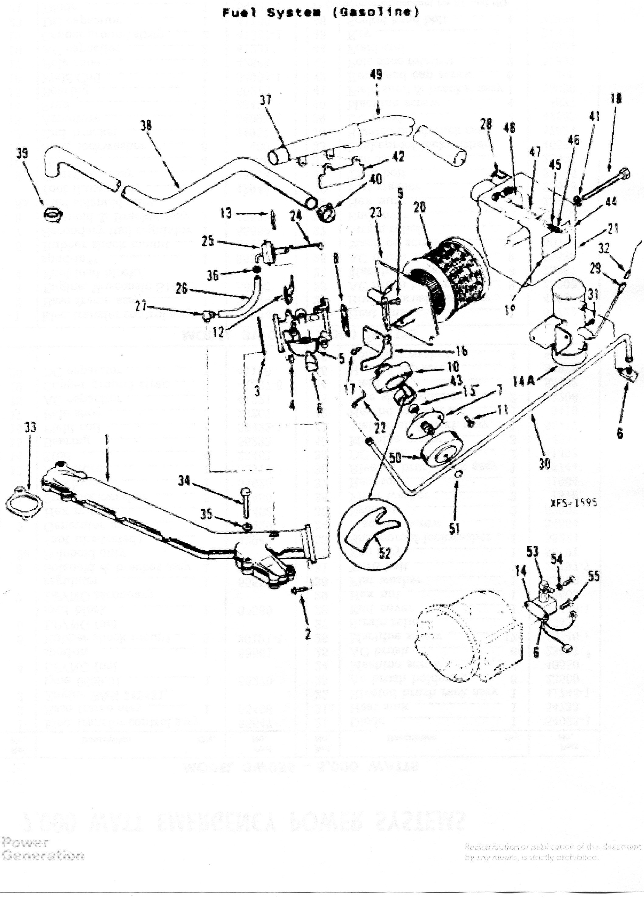 onan 4000 generator parts diagrams