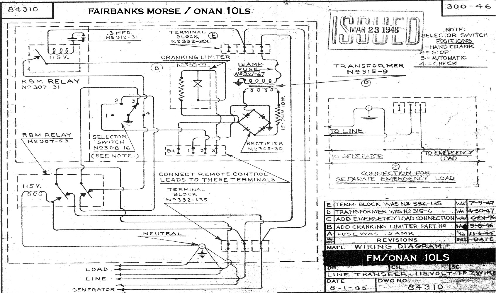 Onan Microquiet Remote Wiring Diagram