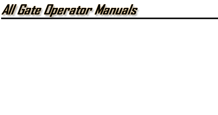 osco gate operator wiring diagram