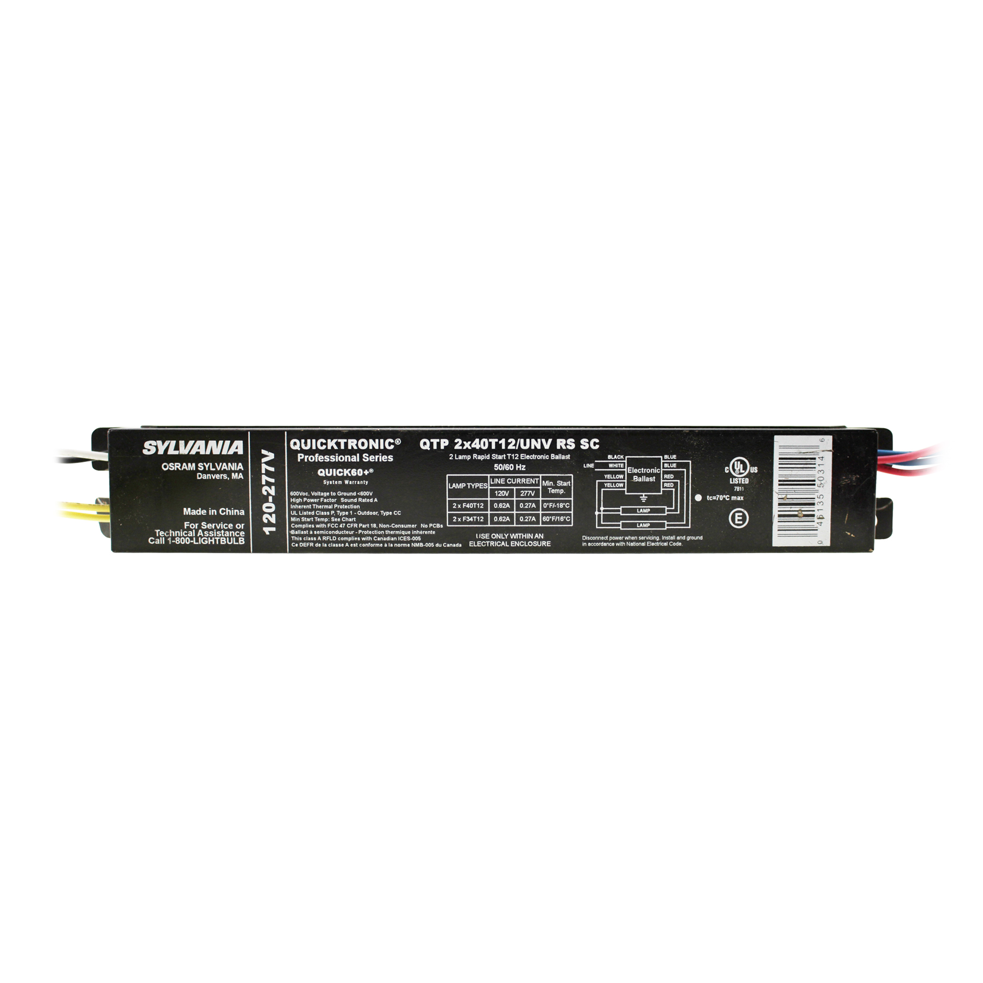 osram ballast wiring diagram