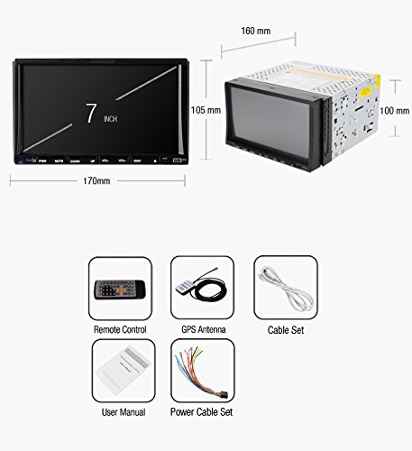 ouku double din wiring harness