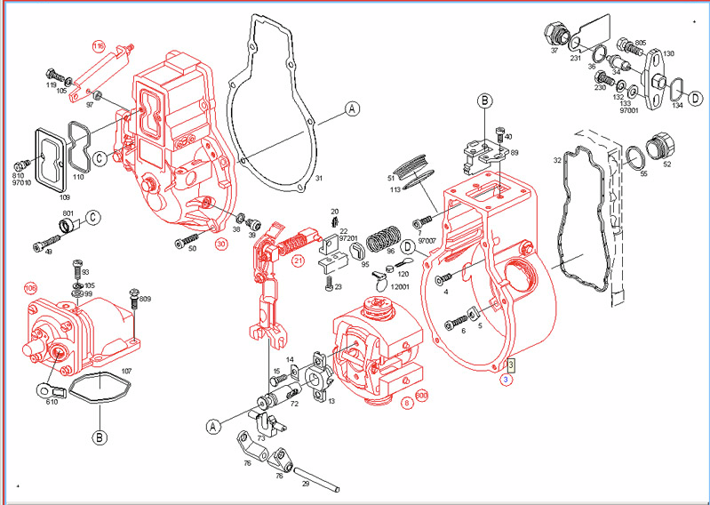 p7100 injection pump diagram