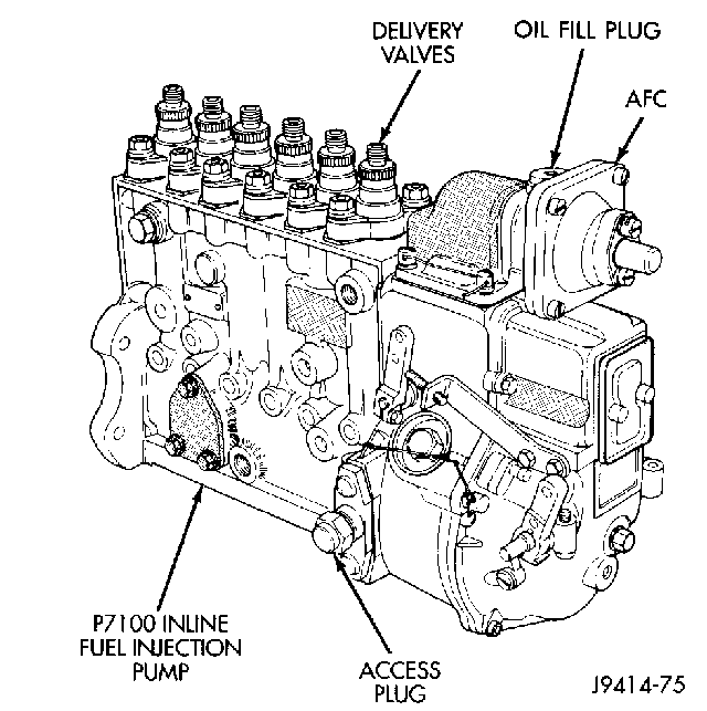 p7100 pump diagram