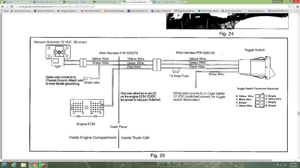 pacbrake exhaust brake wiring diagram