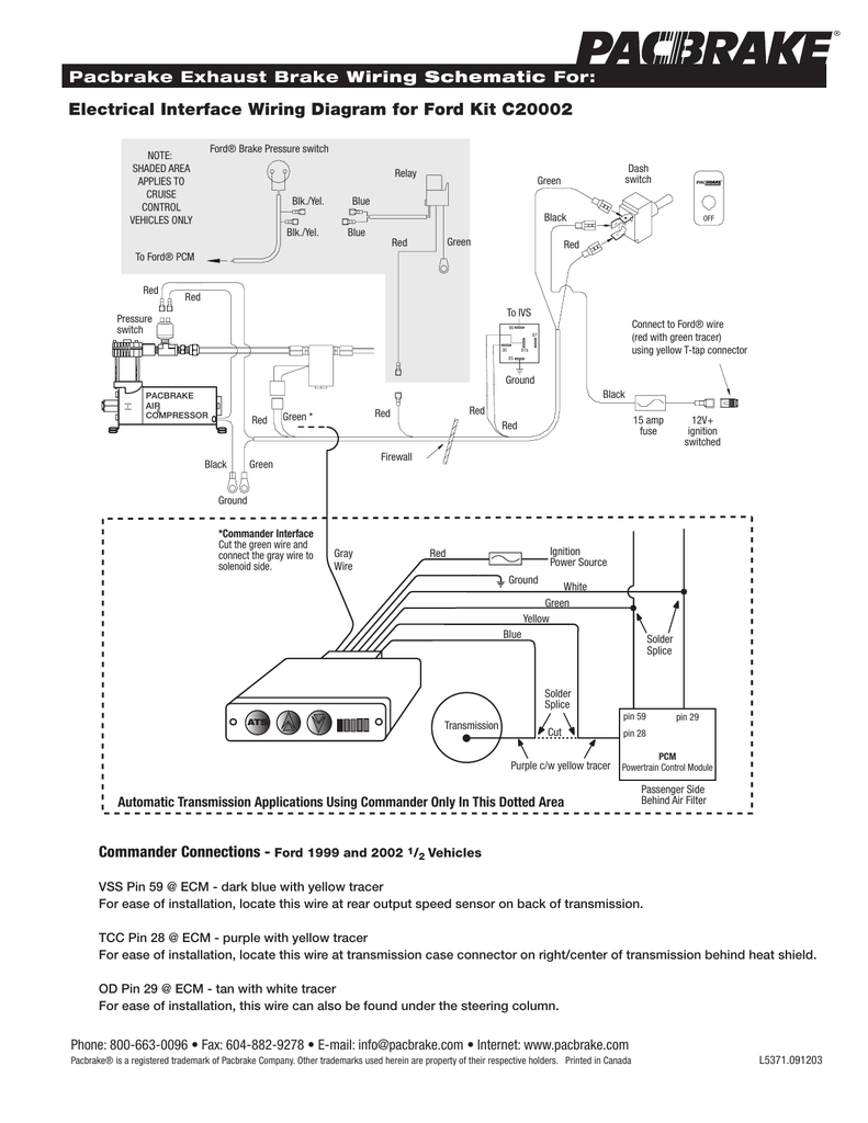 pacbrake hp 625 wiring diagram pdf