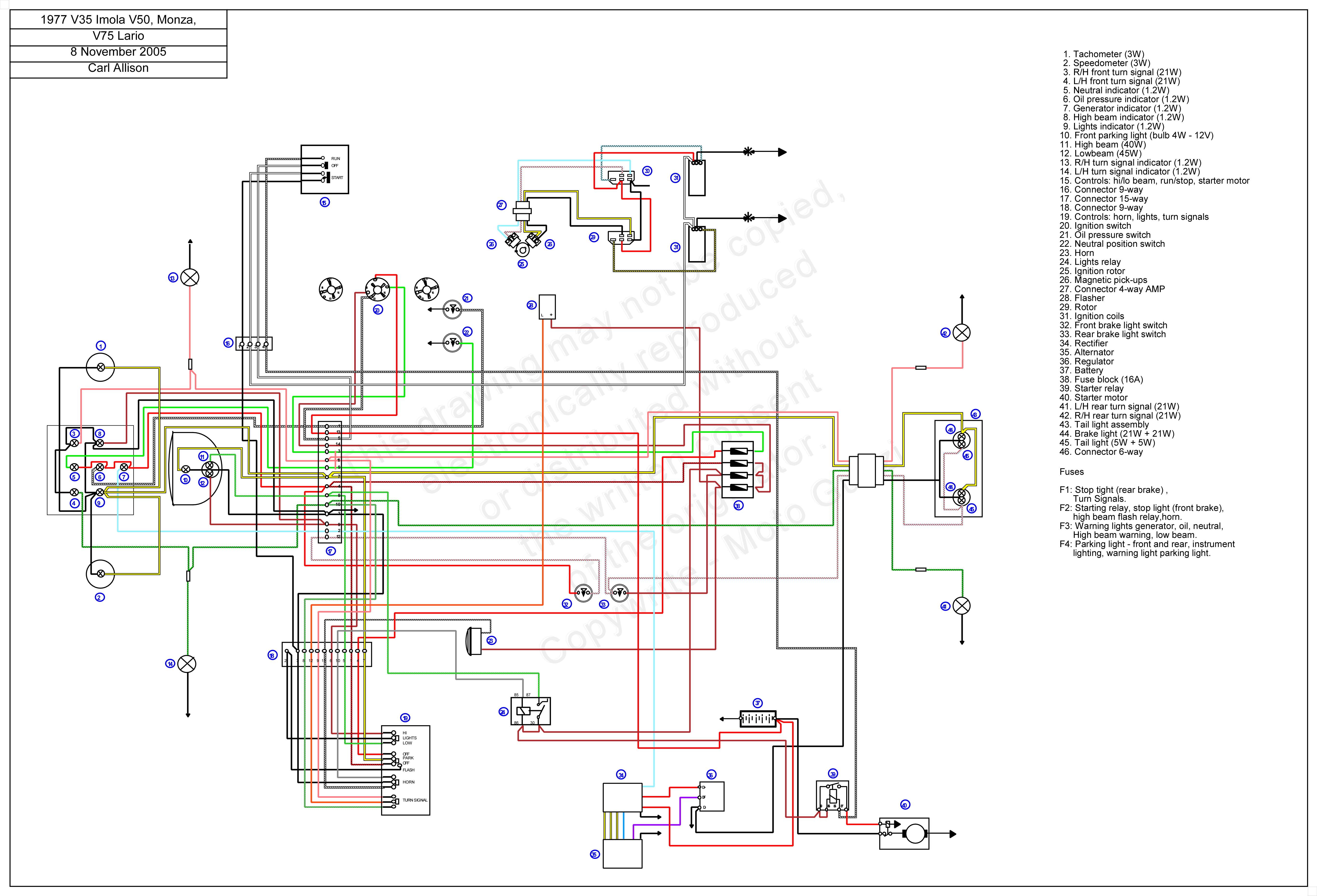 pacifico fairing wiring diagram