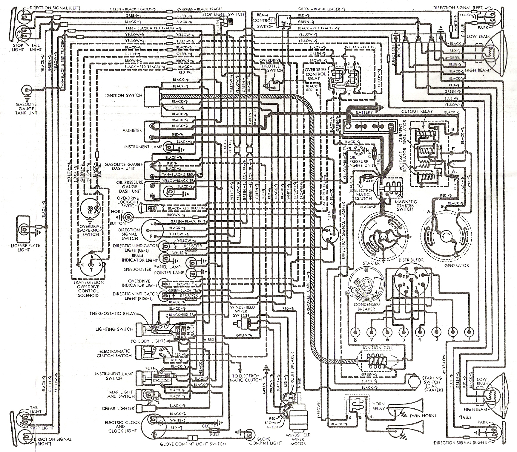 packard c230c wiring diagram