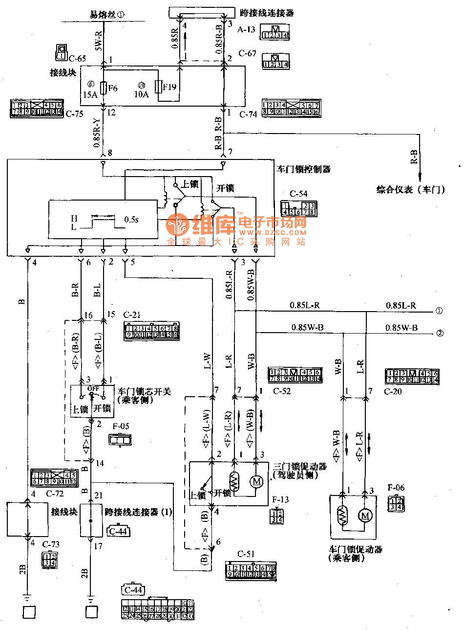 pajero central locking wiring diagram
