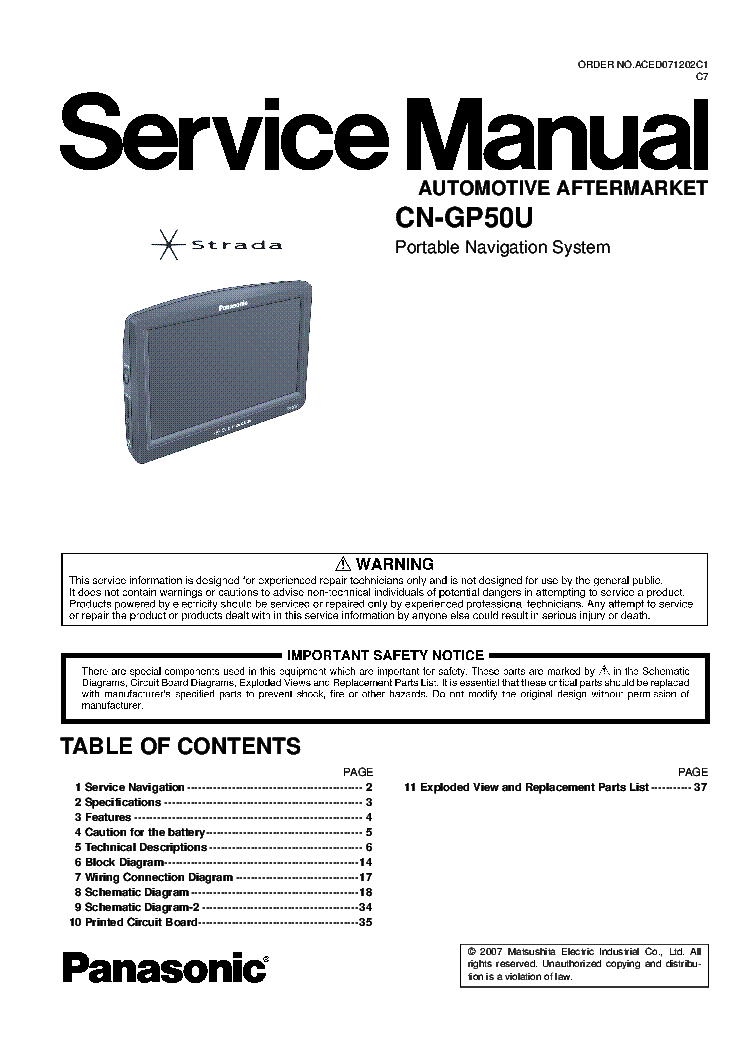 panasonic cn-nvd905u unit pinout wiring diagram