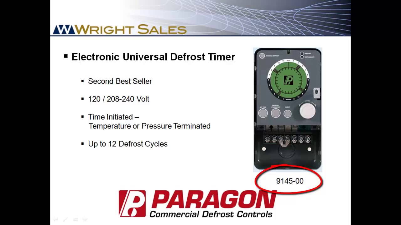 paragon defrost timer 8145-00 wiring diagram
