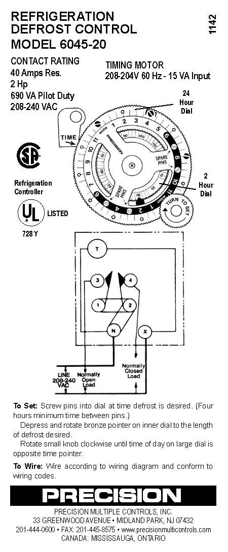 paragon defrost timer 8145 20 wiring diagram