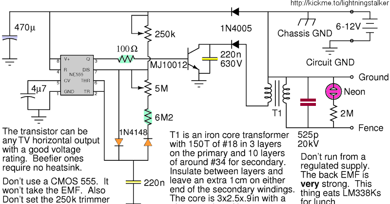 parmak fence charger wiring diagram