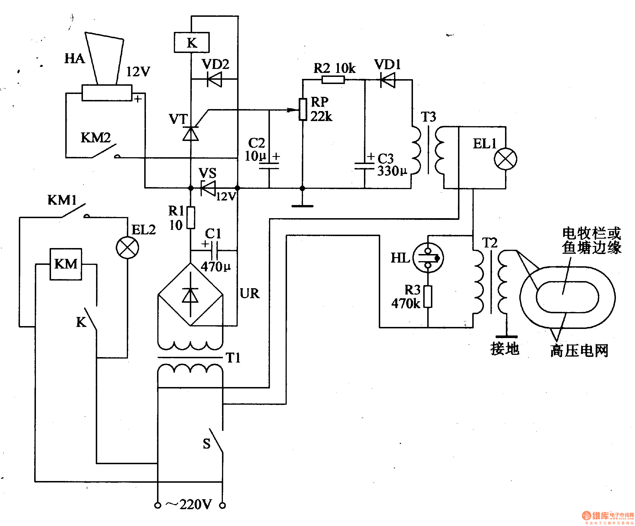 parmak fence charger wiring diagram