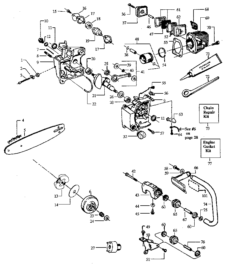 parts diagram for stihl 025 chainsaw