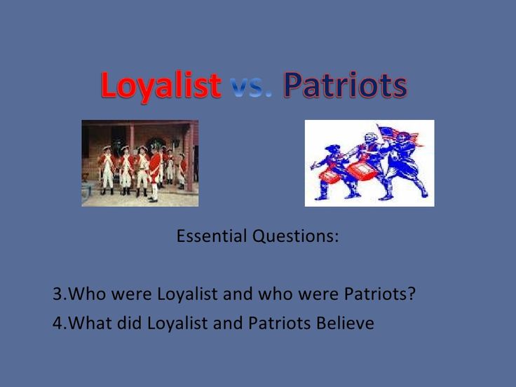 patriots vs loyalists venn diagram