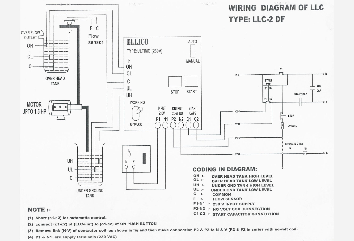 pcc panel wiring diagram