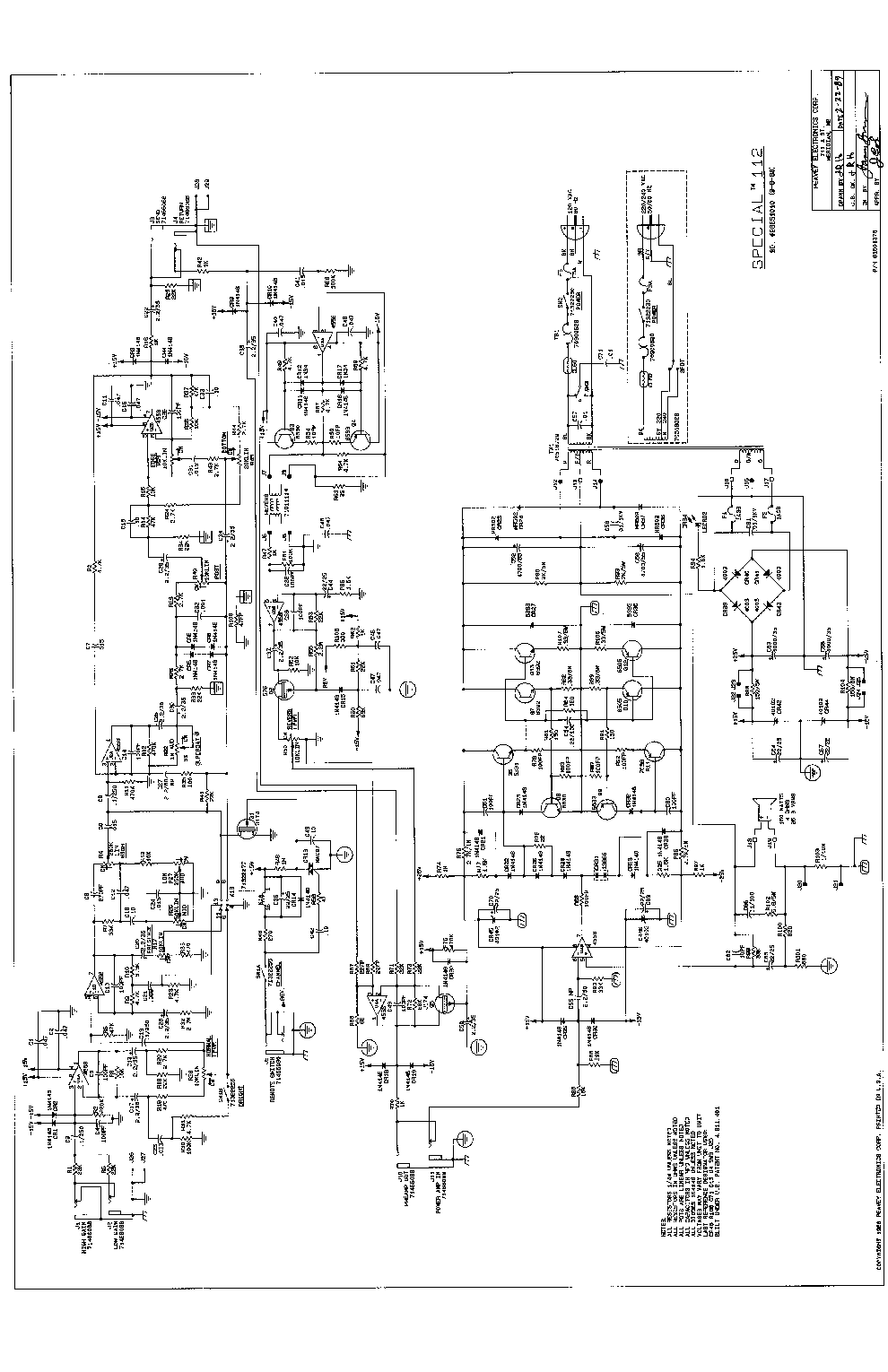 peavey xr 600c wiring diagram