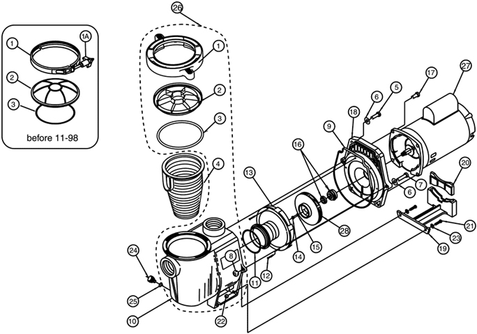 pentair superflo pump wiring diagram