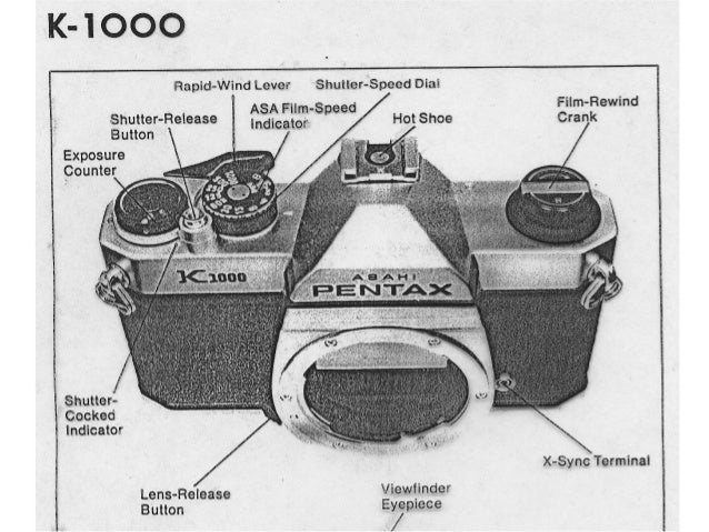 pentax k1000 parts diagram