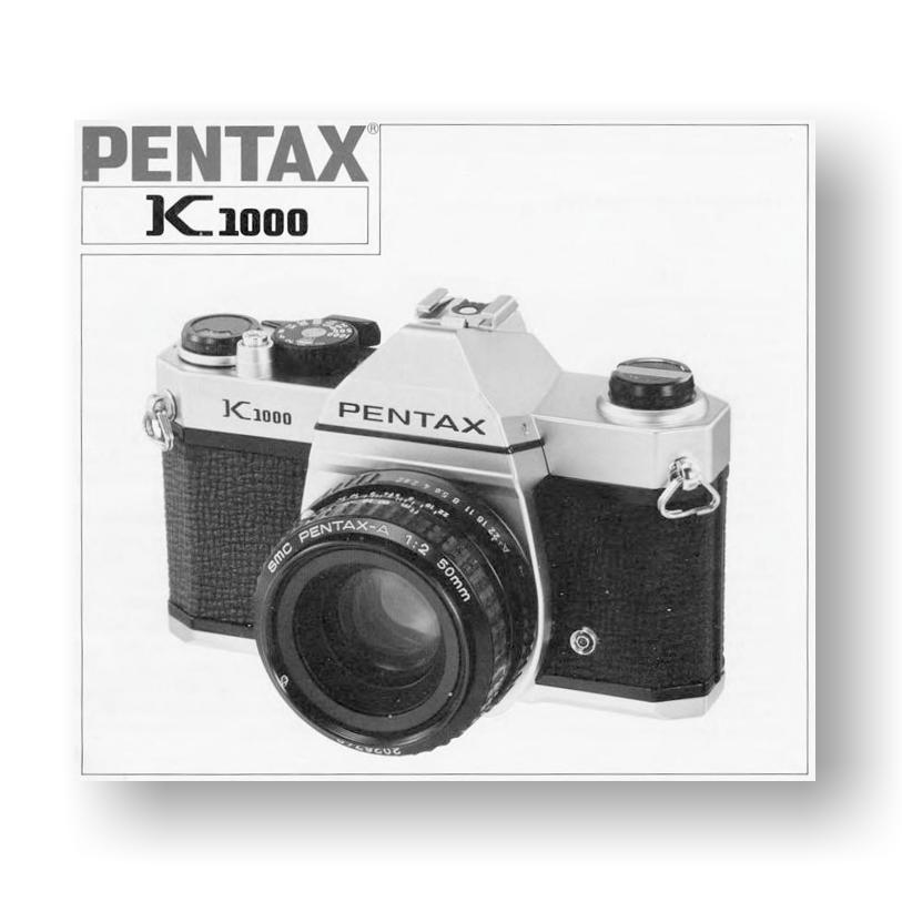 pentax k1000 parts diagram