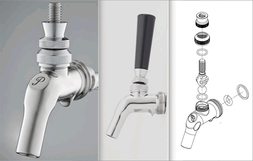 perlick faucet diagram