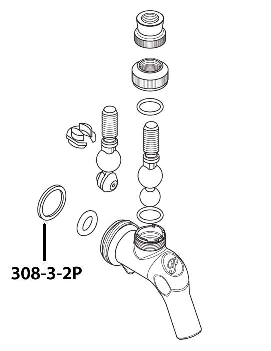 perlick faucet diagram