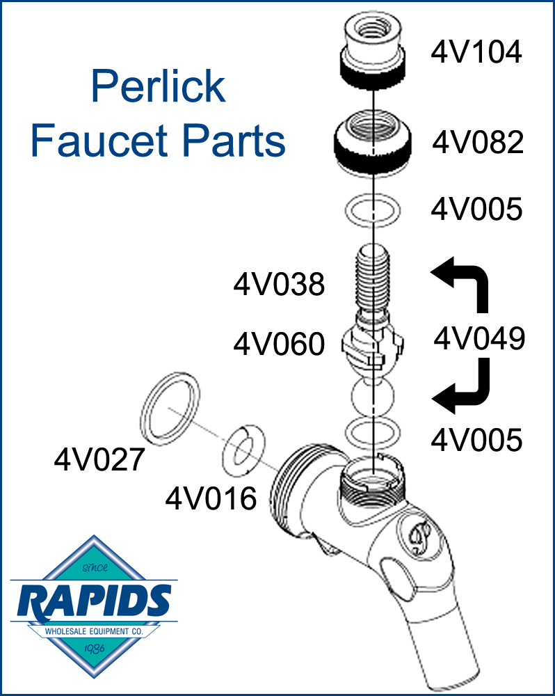 perlick faucet diagram