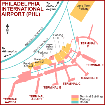 phl airport diagram