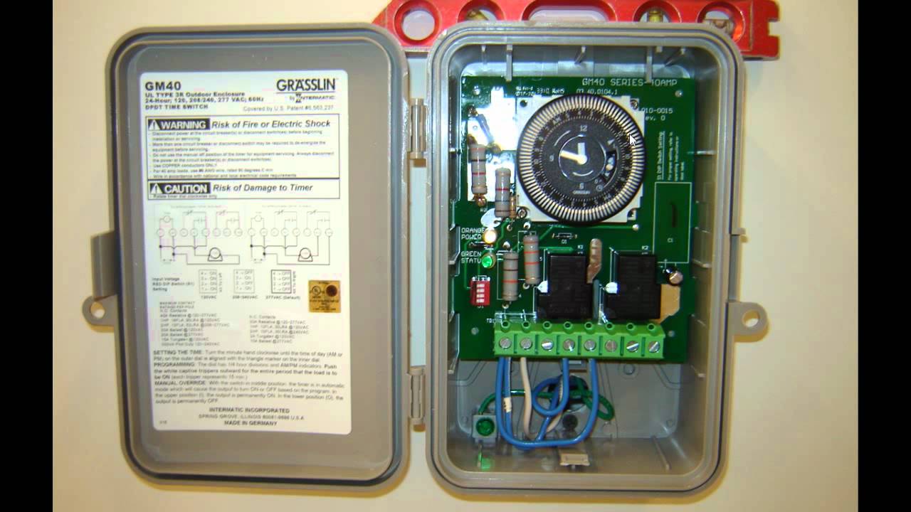 photocell and timeclock wiring diagram