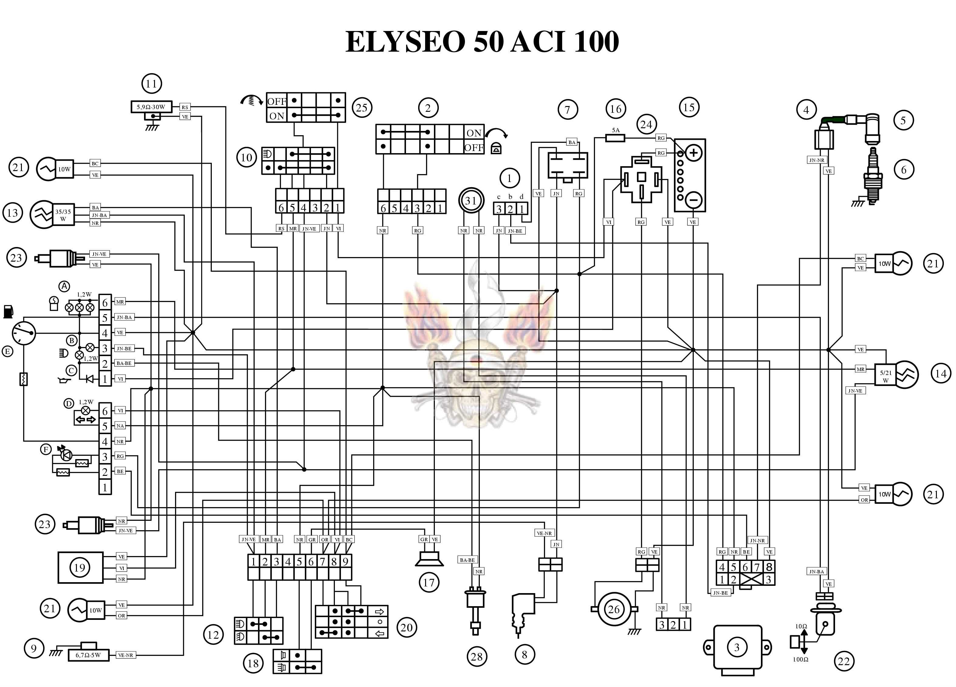 pierre r5i scooter wiring diagram
