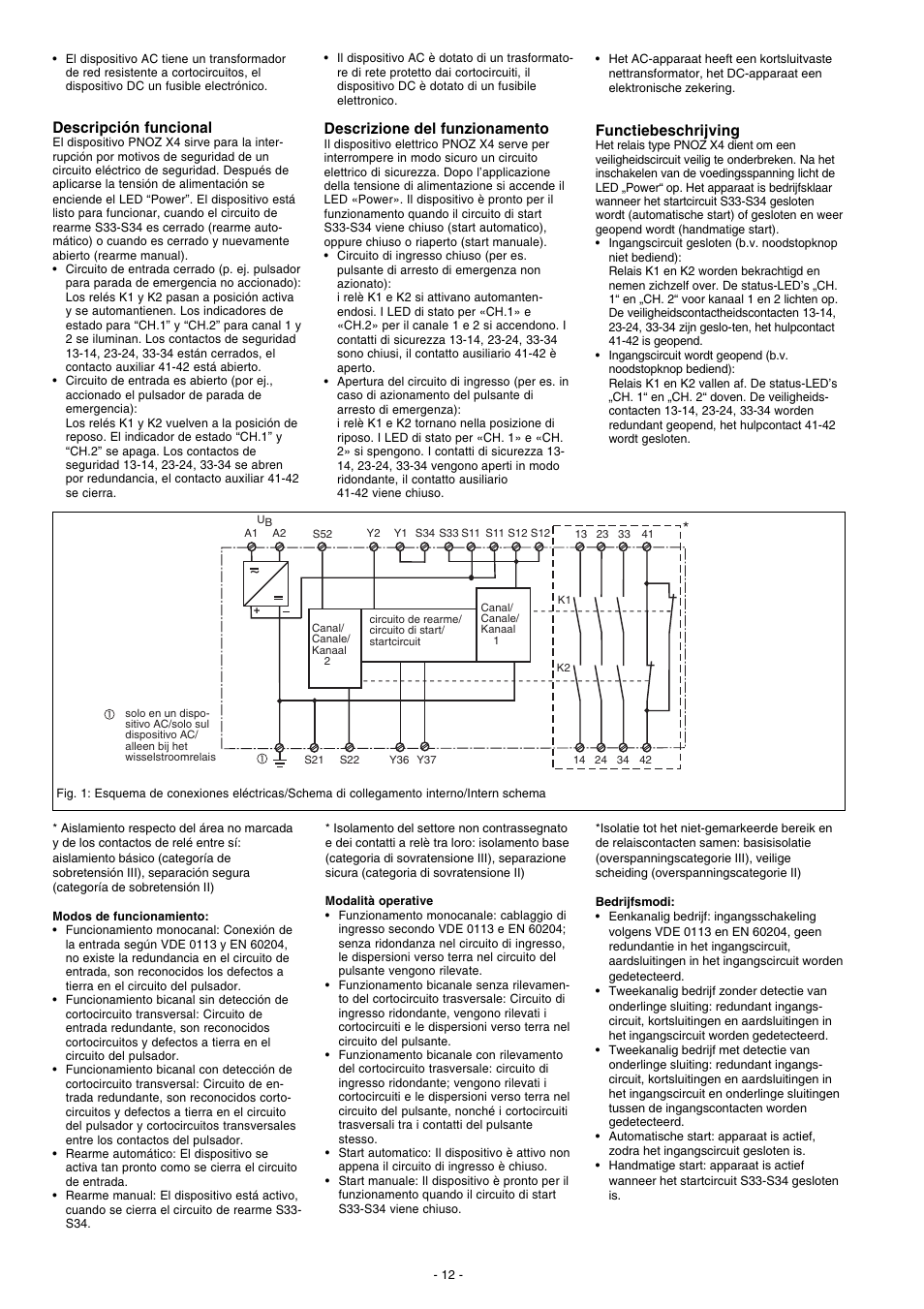 pilz pnoz s4 wiring diagram
