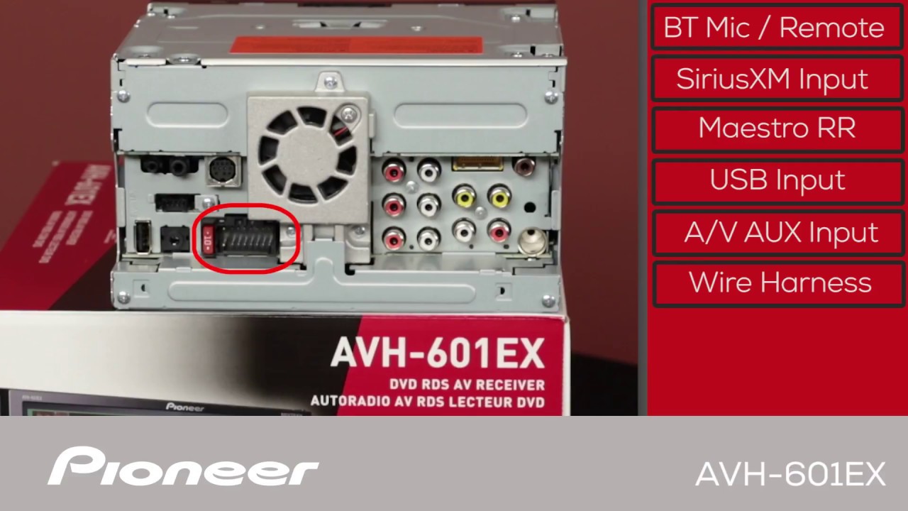 pioneer avh-501ex wiring diagram