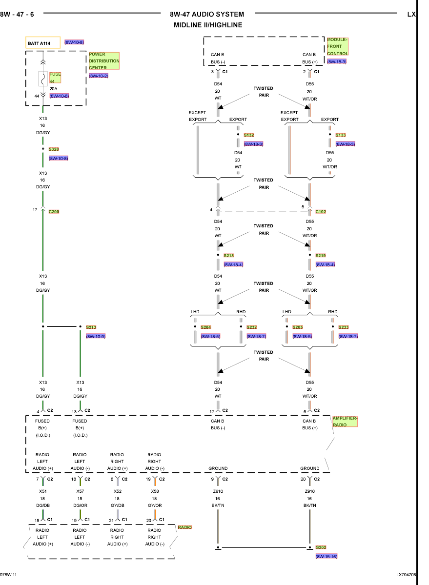 pioneer avh-p4400bh wiring diagram