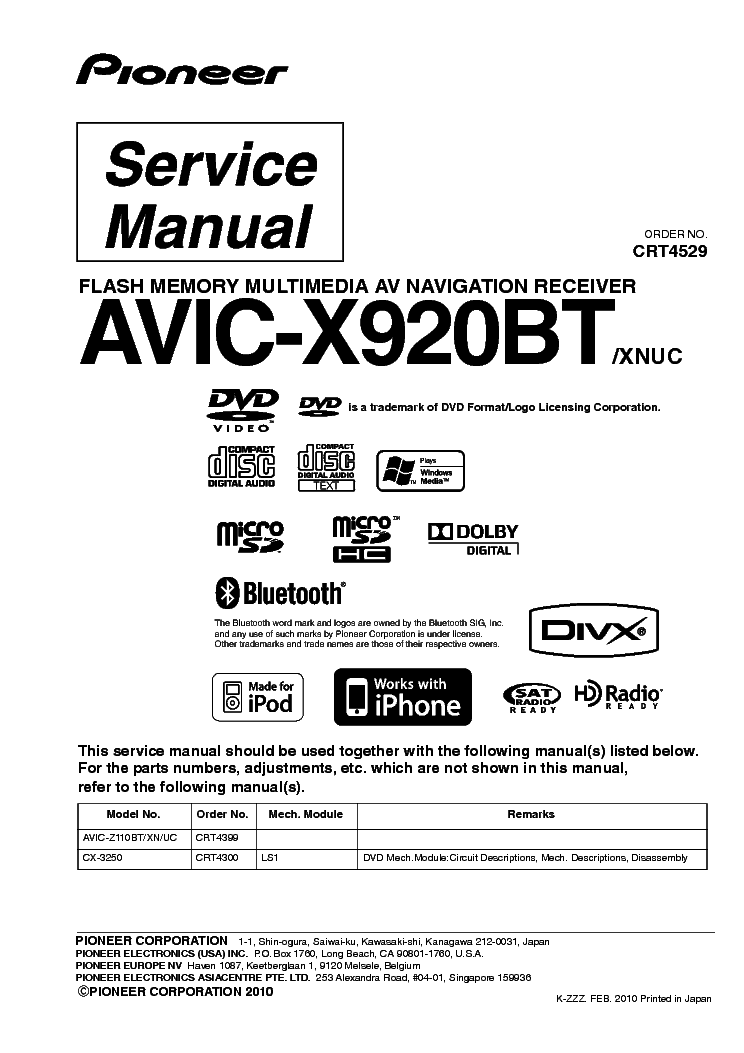 pioneer avic n3 wiring diagram