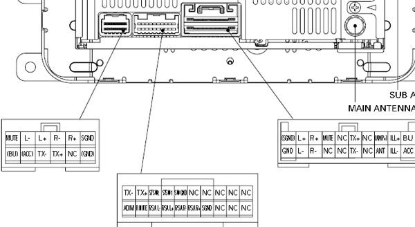 pioneer avic z110bt wiring diagram