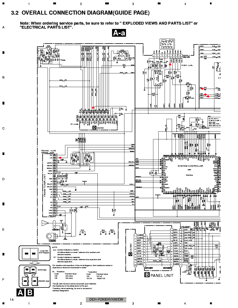 Схема pioneer deh 1420ub