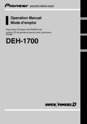 pioneer deh 1700 wiring diagram