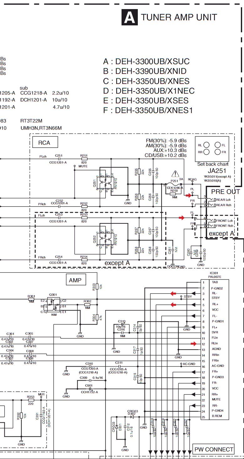 pioneer deh-3300ub wiring harness