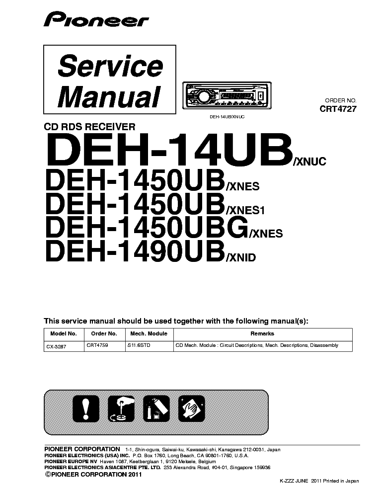 pioneer deh 3400ub wiring diagram