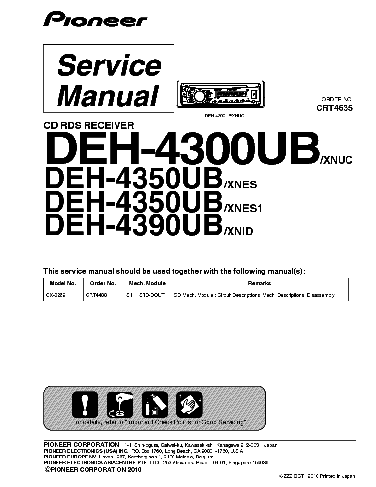 pioneer deh 6400bt wiring diagram