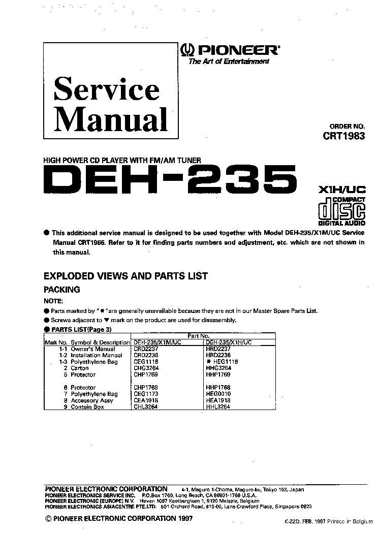 pioneer deh p3100 wiring diagram