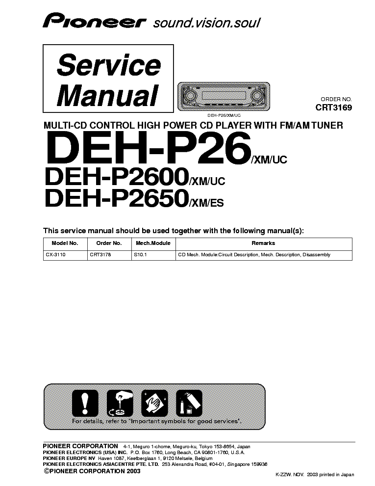 pioneer deh-p6800mp wiring diagram