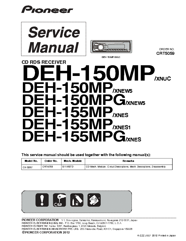 pioneer deh s4000bt wiring diagram